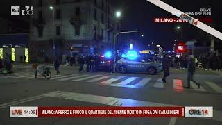 Milano: a ferro e fuoco il quartiere del 19enne morto - Ore 14 del 26/11/2024