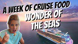 Wonder of the Seas Food Reviews | A Week of Food on Wonder