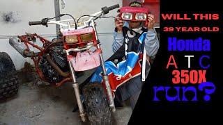 I Bought a Honda ATC350X. Will it Run? #garagemcmatt #honda #atc #350x