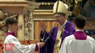 Highlights - Holy Mass presided byCardinal Pietro Parolinfor the Movement for Life, March 8, 2025