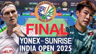 VIKTOR AXELSEN V/S LEE CHEUK YIU YONEX-SUNRISE INDIA OPEN 2025 | MEN'S SINGLES FINAL