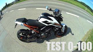 0-100// 2017 Ktm Duke 125 ABS Testfahrt 