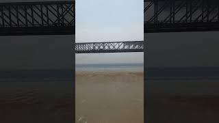 Mahatma Gandhi Setu Patna #patna #patnarajdhani #river #gangariver #setu #train #trainvideo
