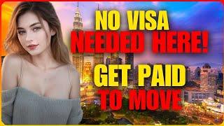 5 Countries NO VISA NEEDED & Zero-Savings | Get Paid to Move