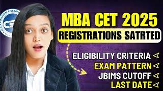 MAH MBA CET 2025 Registrations Started Eligibility Criteria , Exam Pattern, JBIMS Cutoff ,Last Date