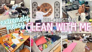 EXTREMELY MESSY WHOLE HOUSE CLEAN WITH ME | MESSY HOUSE TRANSFORMATION | CLEANING MOTIVATION