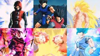 ALL SHALLOT & GIBLET SPECIAL CUTSCENES & TRANSFORMATIONS !! [Dragon Ball Legends]