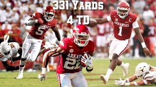 Arkansas RUNS OVER Texas | 331 rush yards | 4 TD