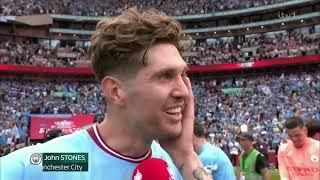 FA Cup Final 2023 Live: Manchester City Vs Manchester United Trophy Celebrate Saturday 3rd June 2023