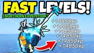 BEST Way To LEVEL SUPER FAST In FISCH Roblox!