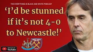 'I'd be stunned if it's not four-nil to Newcastle United' says West Ham fan ahead St James' trip