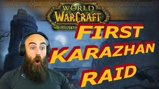 Bajheera's 1st Karazhan Run: Bosses & Loot Drops! - WoW Classic TBC Arms Warrior PvE