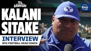 Coach Kalani Sitake explains BYU's last stance to secure the game against Baylor | BYUtv Postgame