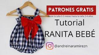 SUPER  FÁCIL Y RÁPIDO: Tutorial de COSTURA de ranita para bebé