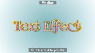 100% EDITABLE! Golden Text Effect -PixelLab Tutorial | Text Effect | Atulzalaedits