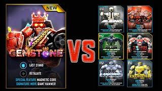 REAL STEEL WRB New Update New Robots Gemstone VS WRB II & Gold Robots & WRB-FX