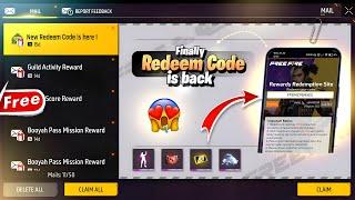 REDEEM CODE IS BACK