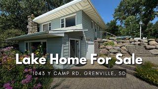 Pickerel Lake Home for Sale | 1043 & 1042 Y Camp Rd. Grenville, SD