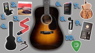 Top 10 Guitar Accessories Every Acoustic Player Needs! | From Affordable to Premium