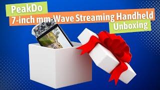 PeakDo 7” mm-Wave Streaming Handheld Unboxing | Retro Gaming | PC Gaming | Streaming | Hardware