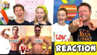 INDIA vs AMERICA FUNNY MEMES REACTION #1 | #BigAReact