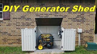 DIY Generator Shed