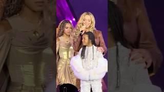 Beyoncé performing “PROTECTOR” with her daughters, Blue and Rumi at the COWBOY CARTER TOUR ️