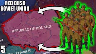 Invading The Polish Republic || Red Dusk Soviet Union Lets Play - Part 15