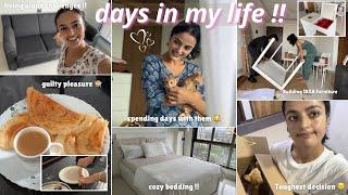 Days In My Lifecozy bedding shopping ️, building IKEA furniture, feeding kittens + tough decision!