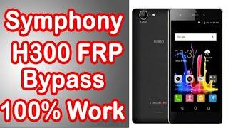 Symphony H300 Frp Bypass Gmail account unlock without pc 2023