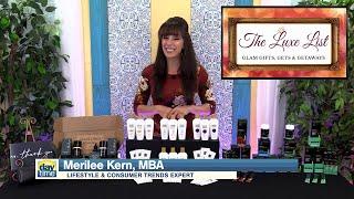 The Luxe List's Merilee Kern on the national 'Daytime' TV show discussing Self Care Finds