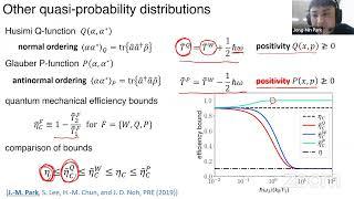 Jong-Min Park:Thermodynamics of quasi-probability distributions for open quantum harmonic oscillator