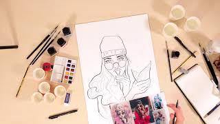 Watercolors Gelato XXL Time-laps By Giulia Broggini ft. SensorySeeds