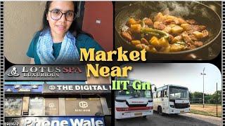 Market Tour + Free Bus Ride! What’s Outside IIT Gandhinagar? #iitgandhinagar #market