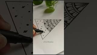 Mandala art for beginners ️°○  #shorts #art #mandala #drawing #satisfying #asmr #fyp #ytshorts