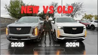 2025 Cadillac Escalade vs 2024 Cadillac Escalade in Sport Platinum