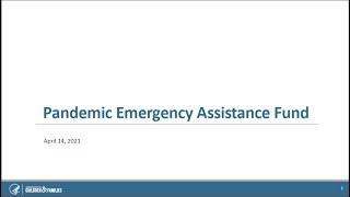 Pandemic Emergency Assistance Fund (Territories)