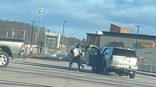 Video shows man body-slamming woman after apparent road rage incident in Massachusetts