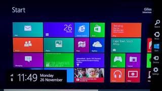 Windows 8 - Access the PC Settings menu
