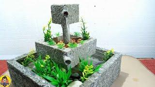 How to make powerful mini water fountain for tabletop sl tr bro