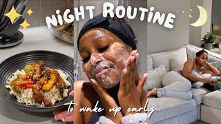 NIGHT TIME ROUTINE | Productive Habits & Self Care Tips For Waking Up At 7am!