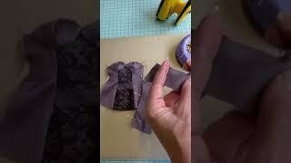 BJD Lingerie Doll Clothes Sewing Tutorial / Bewitching Pattern / Designs by Jude / #shorts