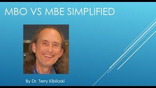 MBO vs MBE Simplified