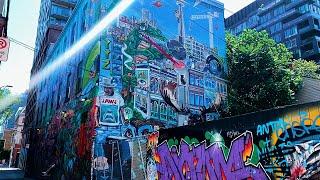 Graffiti Alley (Aug. 7, 2024) - Toronto, Ontario, Canada