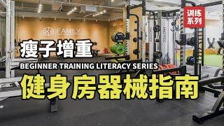 瘦子去健身房指南！选什么器械？针对哪块肌肉训练？【卓叔增重】