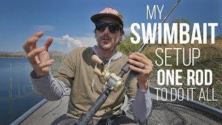 My Swimbait Setup: One Rod to do it ALL!