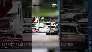 'Actively shooting' suspect dead after encounter with Syracuse Police