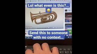 What even is this… #tuba #technology #music #memes #veggietales #brass #musicvideo #musician