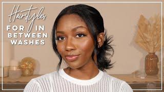 Hairstyles for Relaxed Hair | Low Manipulation Styles | Niara Alexis