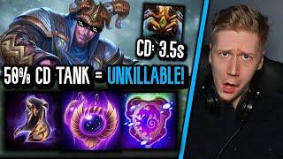 50% Cooldown Tank Loki Is UNKILLABLE! - Inters3ct SMITE